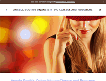 Tablet Screenshot of angelaswritingclasses.com